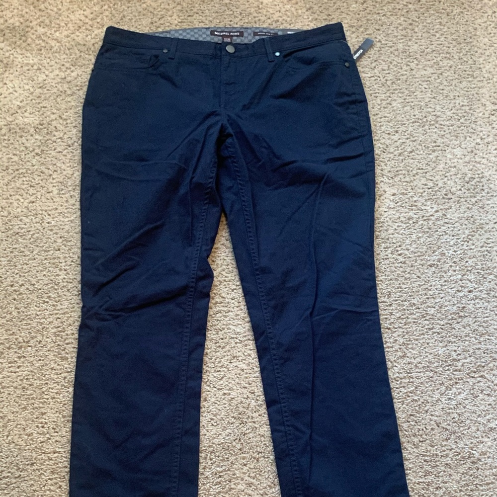 Brand New Michael Kors Navy Dress Pants 34X32 With Tags